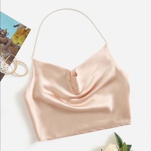 SHEIN Silky Halter Top